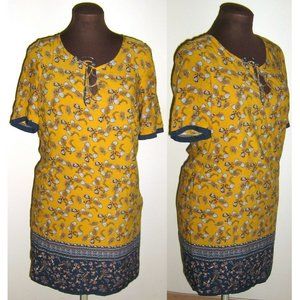 Promod (French Brand) Mustard Yellow Dress